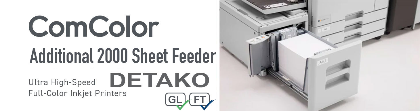 Додатковий лоток подачі паперу на 2000 аркушів є надзвичайно зручним і ефективним рішенням для збільшення загальної місткості подавання паперу у пристроях серії RISO ComColor FT. Його конструкція дозволяє безперервно поповнювати папір навіть під час друку, що значно підвищує продуктивність і зменшує простої. Завдяки простому доступу та зручному завантаженню оператор може швидко реагувати на потреби друку без переривання робочого процесу. У поєднанні зі стандартним лотком основного пристрою загальна місткість подавання може сягати до 4000 аркушів, що ідеально підходить для офісів, навчальних закладів, копіювальних центрів і друкарень із високим навантаженням. Підтримуються стандартні розміри паперу, включаючи A4, B5 (JIS) та Letter у поперечному напрямку, а діапазон щільності паперу становить від 52 до 104 г/м², що забезпечує гнучкість у виборі носіїв для друку. Лоток має місткість завантаження до 220 мм у висоту, що відповідає великим обсягам друку, а його живлення здійснюється безпосередньо від основного пристрою без потреби в окремому джерелі енергії. Габарити лотка становлять 415 × 600 × 390 мм, а вага — приблизно 29 кг, що забезпечує його стабільність і легкість інтеграції в друкарське середовище.